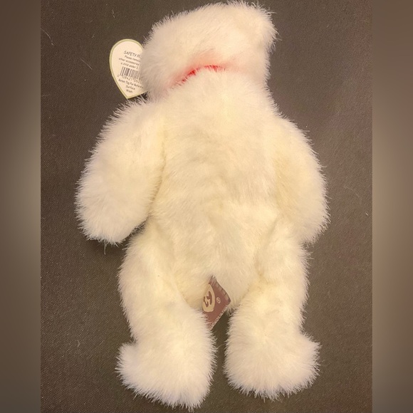 Ty Amore white with red embroidered “I♥️U”on chest collectible Valentine 💘 bear - Picture 5 of 13